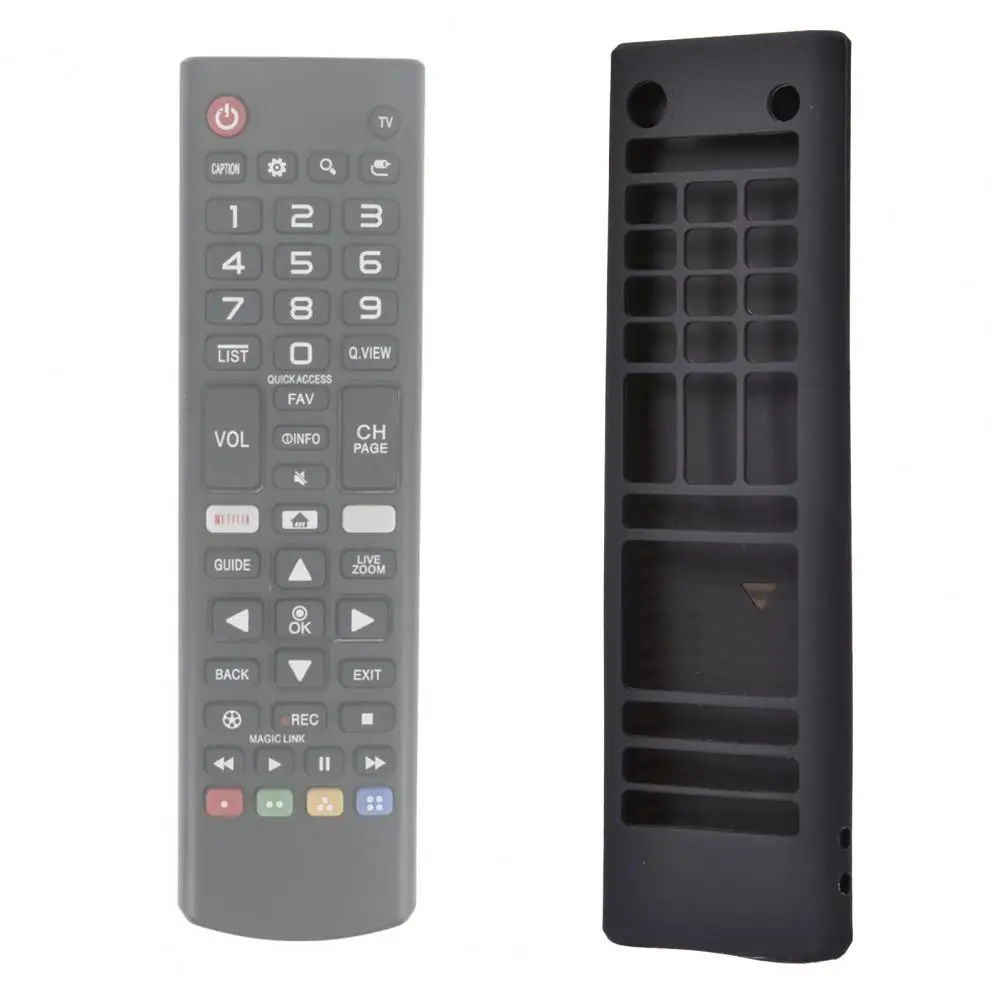 Anti-fall Anti-slip Silicone TV Remote Control Case Protector for LG AKB75095307 AKB74915305 AKB75375604 2
