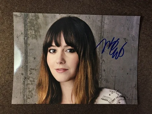 1 Ручная подписка Mary Elizabeth Winstead фото с автографом 5*7 дюймов 89K - Цвет: 1