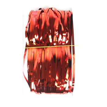 

4 pcs 2.5m Metallic Foil Tinsel Fringe Curtain Birthday Party Decoration Wedding Photography Backdrop Curtain Photo Props