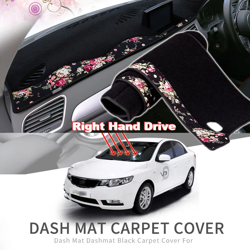 

Tommia China decorative pattern Car Dashmat Dashboard Mat Non-slip Dash Board Pad Cover for KIA Forte