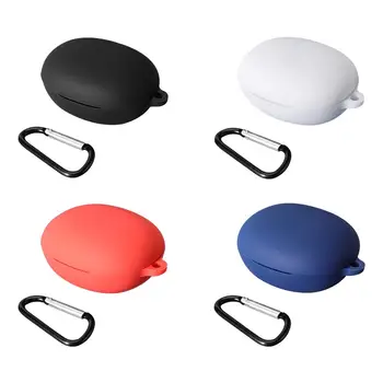

New Silicone Protective Case Cover Soft Washable Dustproof Protector For Realme Buds Q TWS Wireless Earbuds