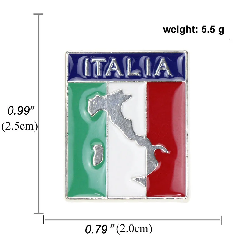 Брошь в виде карты и эмалированная булавка в стиле Парижа, итальянская, австралийская, американская патриотическая булавка на лацкане