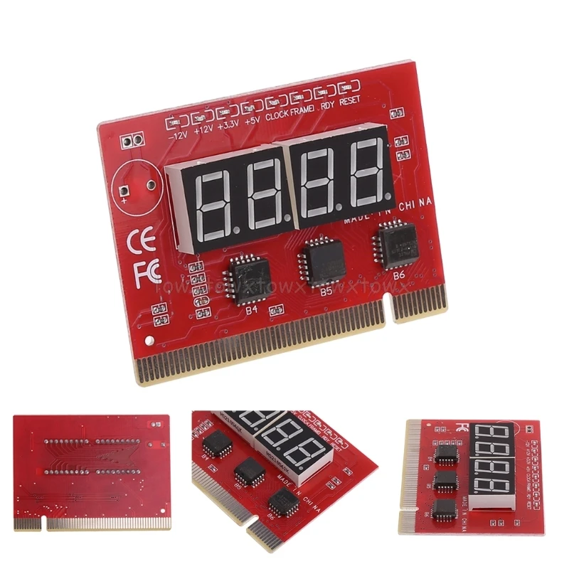 Новая компьютерная плата PCI материнская светодиодный 4 значный диагностический