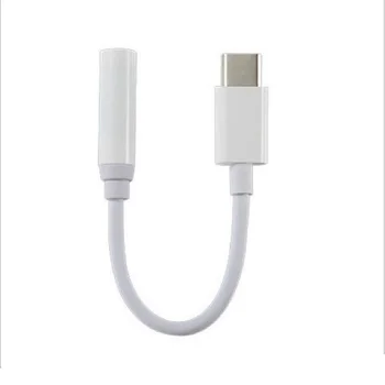 

Type C to 3.5mm Earphone cable Adapter USB 3.1 Type-C USB C to 3.5 Jack Audio Aux Cable for Xiaomi Mi6 Headphone Speaker