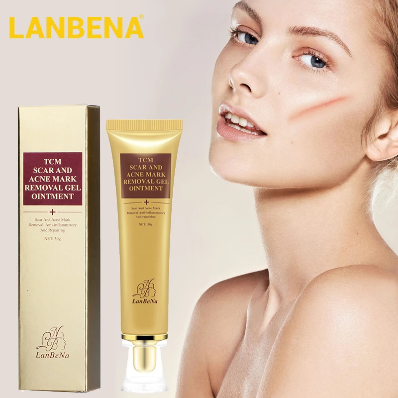 

LANBENA Repair Scar Serum Remove Acne Scar Stretch Marks Gel Acne Pimple Scars Red Spots Anti-inflammatory Moisturizing Cream