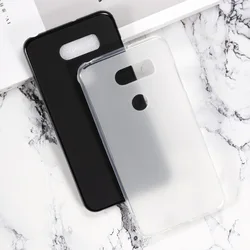 Premium Soft Silicone Phone Back Case - Enhanced Protection and Style for LG K8 (2018) (Black)