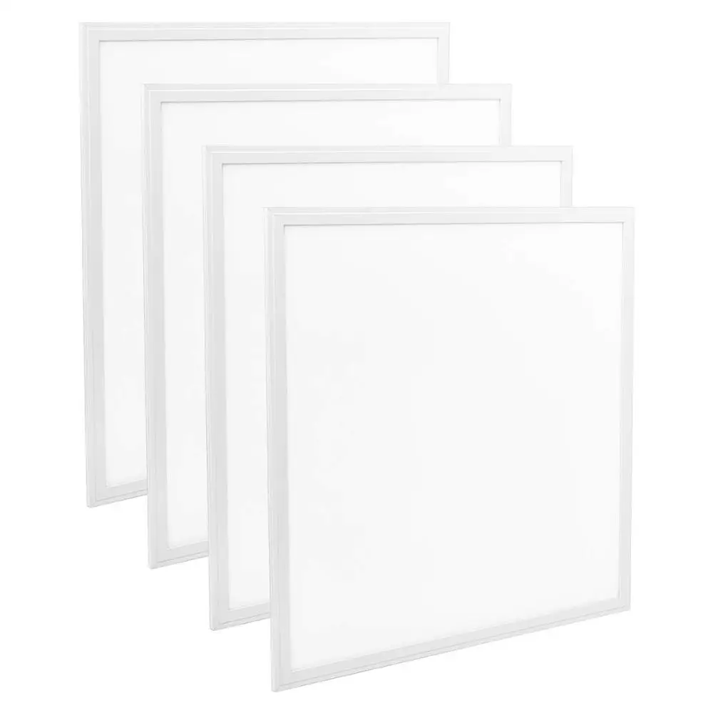 4 pack/set светодиодный панель 48 Вт светильник 600*600 мм 24x24 дюйма 4800LM высокая яркость SMD2835 потолочный светильник Гарантия светодиодный Падение Потолочный Светильник - Испускаемый цвет: 4 pcaks