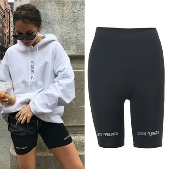 

Women Stretch Biker Bike Shorts Workout Spandex Leggings Knee Length Leggings