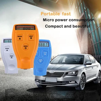 

New Portable Paint Film Meter Tester Coating Measure Thickness Gauge Digital Portable Mini Thickness Gauge Tester