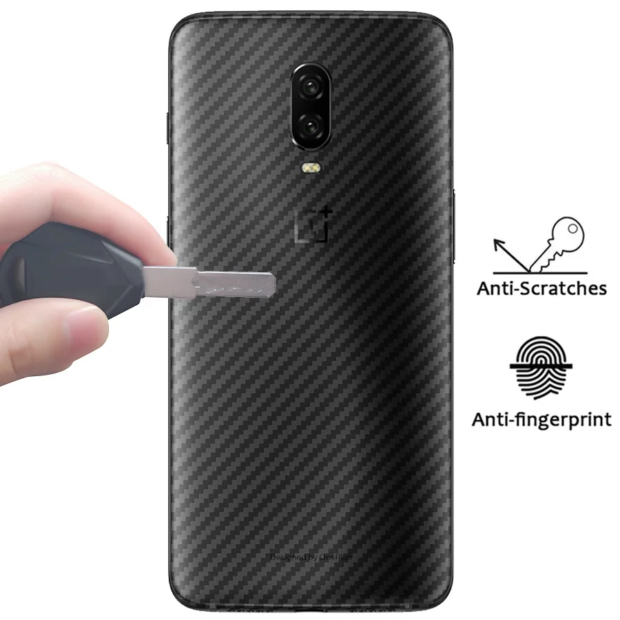 3D Защитная пленка для задней панели из углеродного волокна One plus OnePlus 7 Pro 6T 6 5T 3T