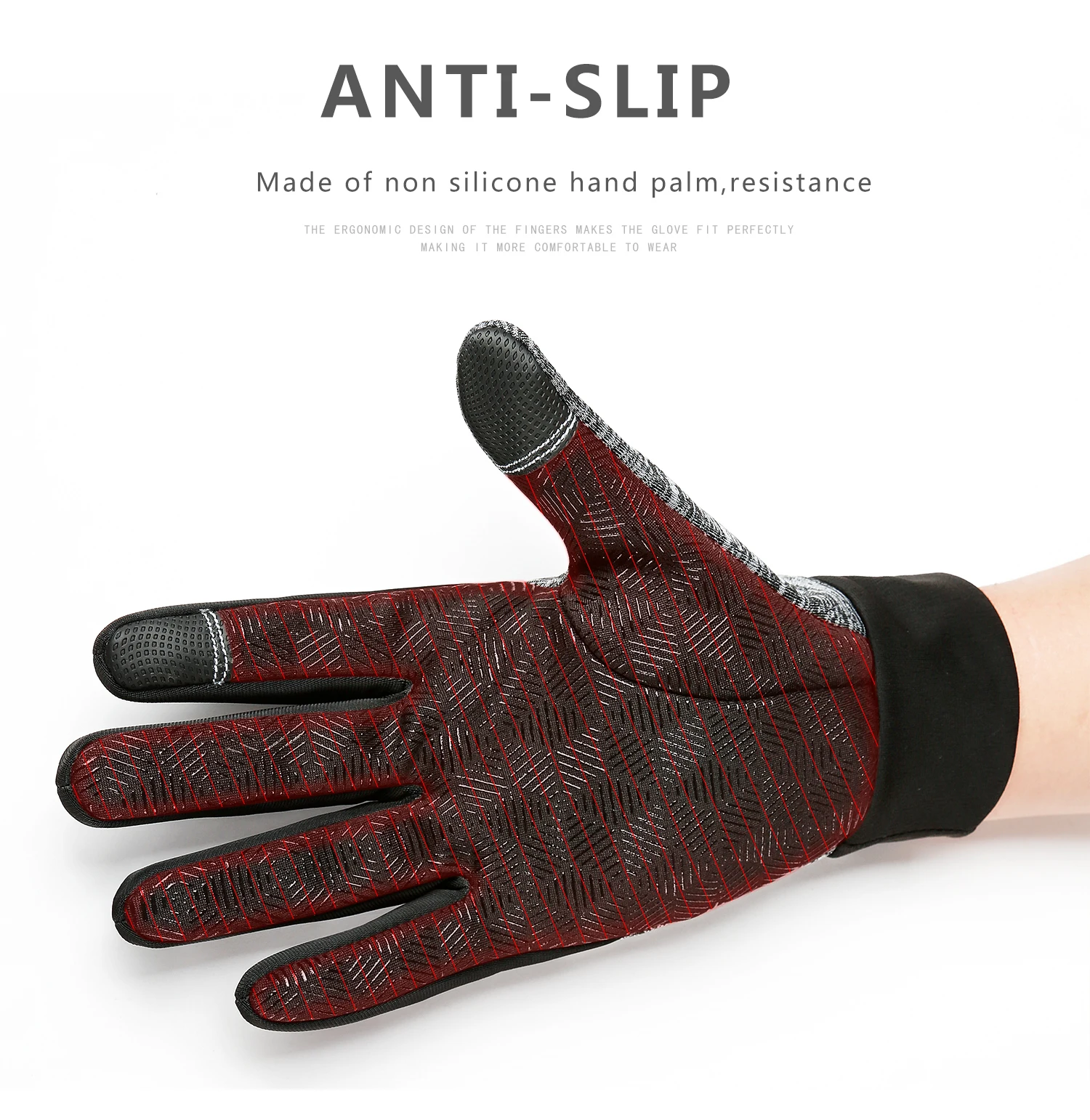 Guantes зимние перчатки мужские утепленные перчатки водонепроницаемые осенние зимние теплые ветрозащитные Hiiking велосипедные перчатки