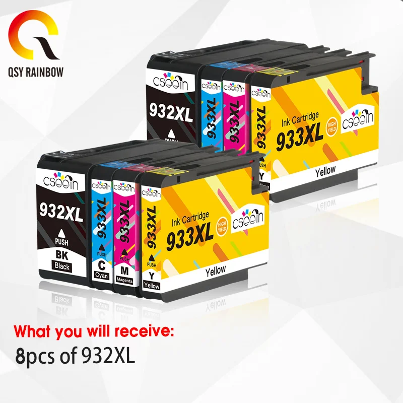 

932 XL 933XL Ink Cartridge for HP932XL HP933XL HP 932XL 932 for hp Office jet 6100 6600 6700 7110 7610 7612 printer