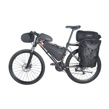 Велосипедная Сумка Водонепроницаемые велосипедные сумки на багажник перевозчики туристический багажник пакет седельная сумка руль велосипеда передняя верхняя труба сумка вариант