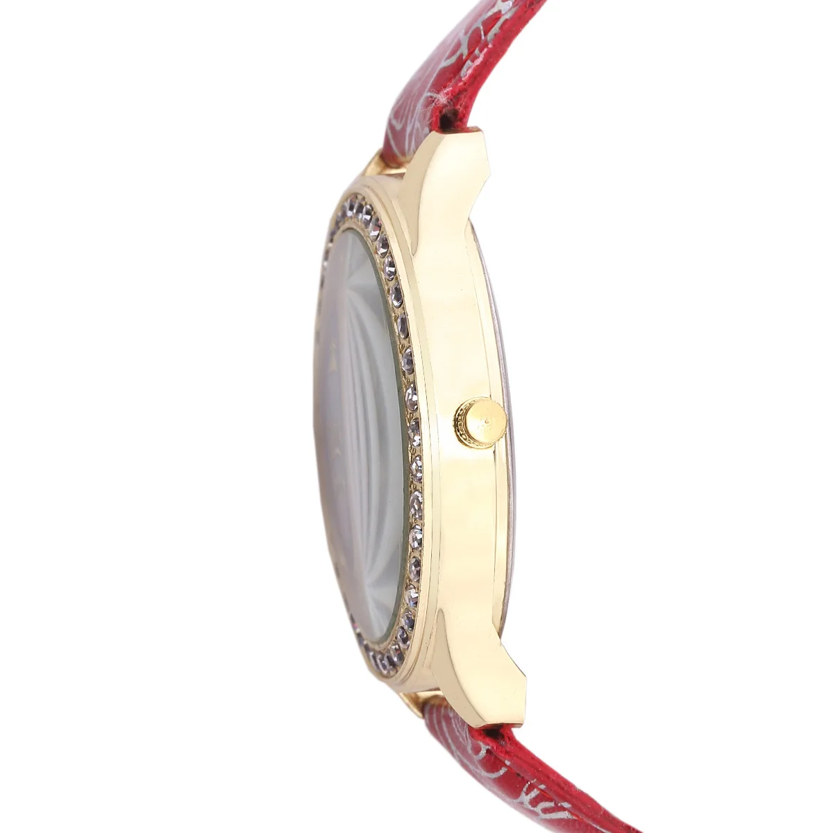 Роскошные женские наручные часы с розовым узором, кожаный браслет, дизайн совы, золотые повседневные часы со стразами