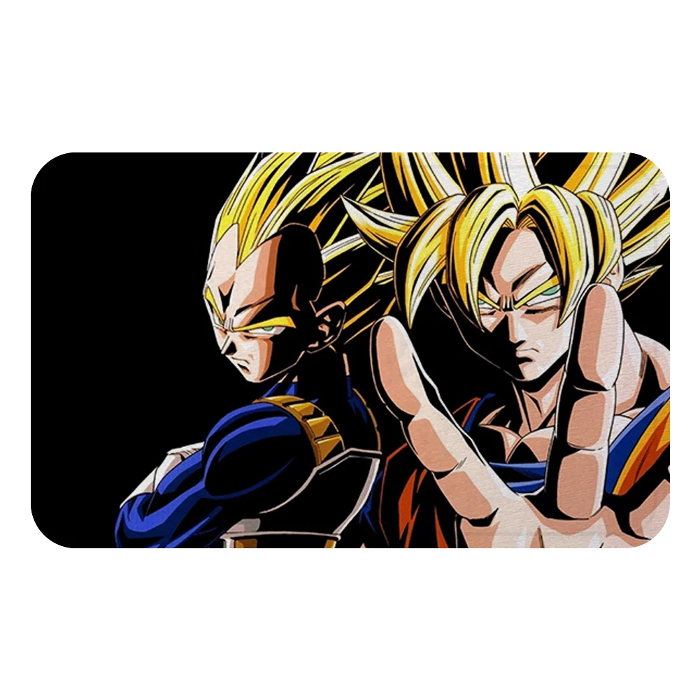 Аниме Жемчуг дракона Вегета Сон Гоку Saiyan коврик для ванной ковер декоративный Противоскользящий коврик комната автомобиль пол барная подложка домашний декор для дверей подарок