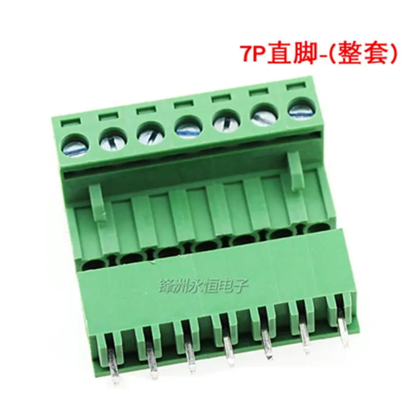 

Клеммная колодка 2edg-5. 08-7p + 2edgv-5. 08-7p 2EDG 2edgv, 7 контактов, 5,08 мм, прямая штыревая винтовая Клеммная колодка ROHS, 50 комплектов