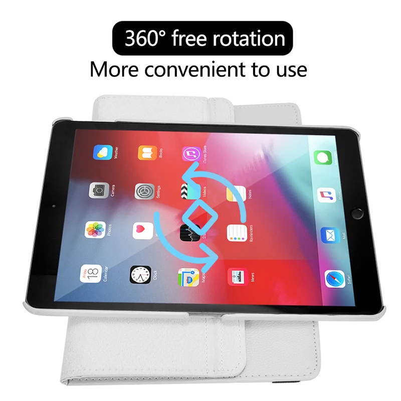 360 Degrees Rotating Pu Leather Case Stranger Things For Ipad 7th Generation Case Smart Tablet For Ipad Mini 4 5 Air 2 3 10 2in Tablets E Books Case Aliexpress