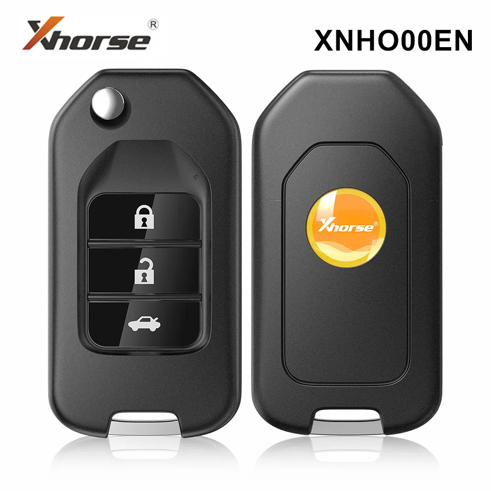 

5 шт. Xhorse 3 кнопки XNHO00EN беспроводной дистанционный ключ флип английская версия для Honda