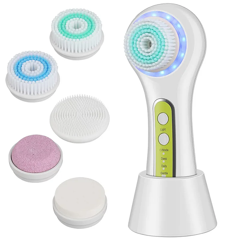 PROD 1005003400244560 5 in 1 Silicone Face Washing Machine Electric
Facial Cleansing Brush 360 Degree Deep Tighten Skin Cleaning Beauty
Tools Device