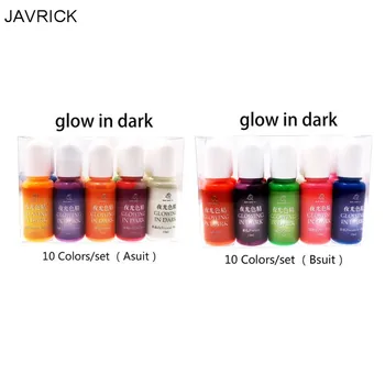 

10 Pcs/set Luminous High Concentration Epoxy UV Resin Coloring Dye Colorant Pigment Handmade DIY Jewelry Making Accessories