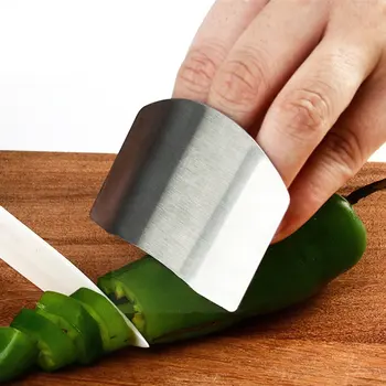 

Finger Guard Protection Finger Chop Safe Slice Stainless Steel Kitchen Hand Protector Knife Finger Protection Tools Dropshipping