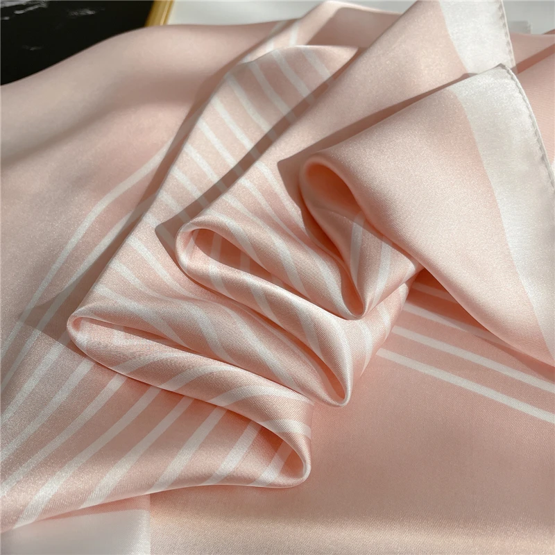 New Silk Scarf Lady Hair band Square Shawl Satin Bag Scarves Head Wrap for Women Bandana Neckerchief Female Hijab Girls Headband