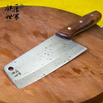 

chinese cleaver knife handmade forged stainless steel professional kitchen chef knives vegetable fruit meat knife кухонные ножи