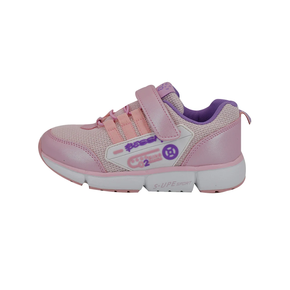 

Bessky /2020 Spring fashion breathable casual sports shoes; pink girls running kids shoes ;canvas shoes ; new children's shoes