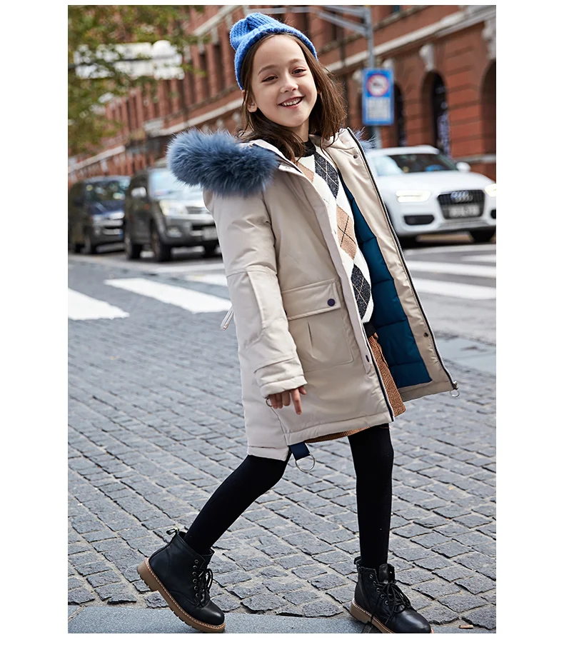 Детские пальто для девочек; зимние куртки для девочек; пальто; куртки для девочек-подростков; Верхняя одежда с длинными рукавами; От 4 до 12 лет kurtka dziewczynka