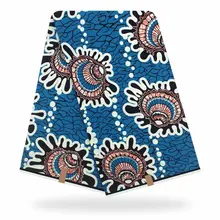 Анкара африканская хлопковая восковая ткань дизайн воск высокое качество 6 ярдов/партия африканская ткань для женщин