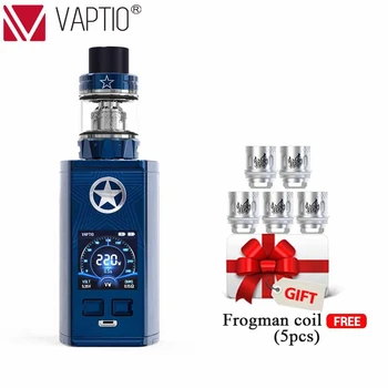 

220W Vape mod Vaptio CAPT'N Kit with 2.0ml/4.0ml Atomizer Top Filling with Electronic Cigarette mod Fitted 510 Thread Tank