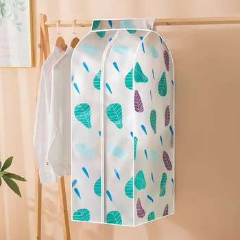

New Home Suit Storage Bag Thickened PEVA Scrub Washable Protector Dust Garment Cover Clothing Organizer Bag Clothes Hanging Bags