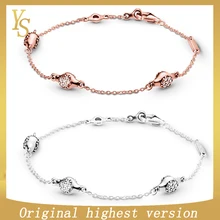 YS100% стерлингового серебра усовершенствованная версия оригинальные декоративные плоды ростки браслет тенденции моды имеет логотип