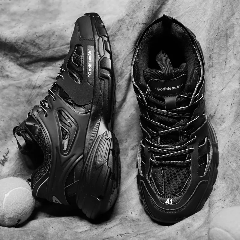 

INS Super Fire Shoe Men's Thick Bottomed MEN'S SHOES Couples Dad Shoes Korean-style Ulzzang Harajuku Versatile Sports Trendy Sho