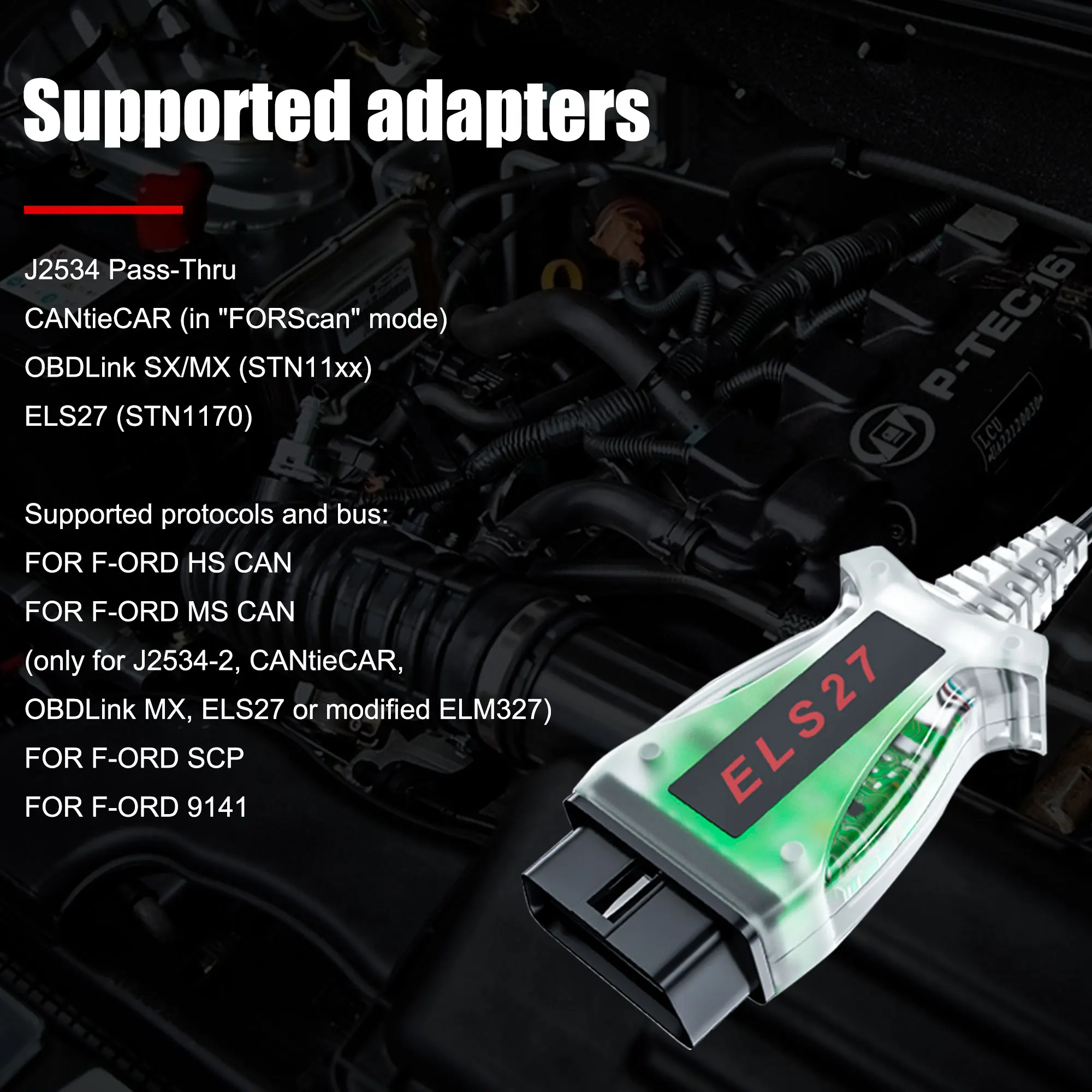 OBD2 ELS27 FORScan PIC24HJ128GP + FTDI микрочип диагностический инструмент для Mazda/Lincoln/Mercury
