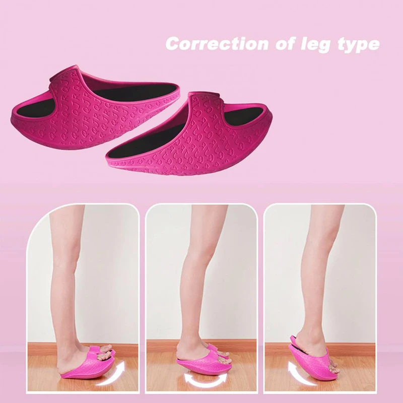 8 Colors New Upgraded Slip Resistance Slimming Leg Beauty Foot Women Sneakers Sculpting Hip Thin Yoga Massage Swing Slippers