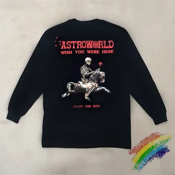 

Long sleeve Astroworld Travis Scott SEASON PASS Tee Men Women TRAVIS SCOTT t-shirts