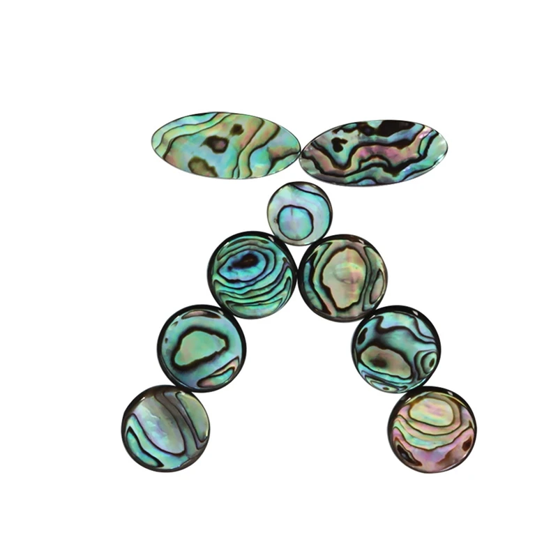 

9Pcs/Set Abalone Shell Saxophone Key Button Inlays Replacement for Tenor/ Alto/ Soprano Sax Saxophone