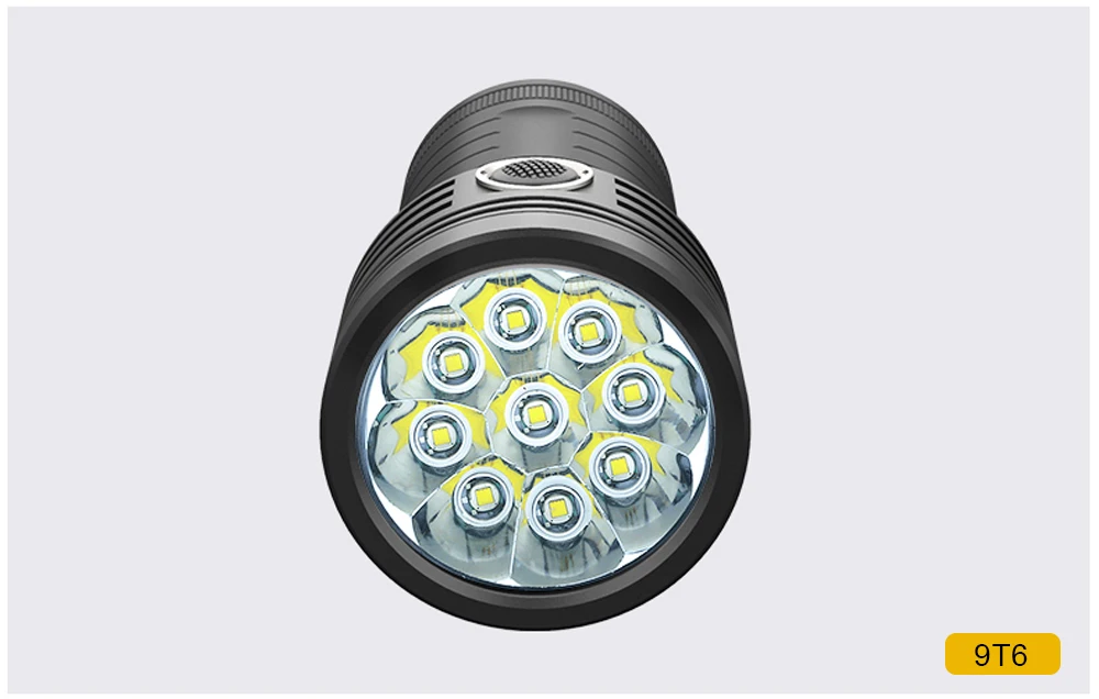 10400/4800 мАч встроенный аккумулятор Супер яркий светодиодный светильник-вспышка МОЩНЫЙ СВЕТИЛЬНИК-Вспышка водонепроницаемый фонарь-светильник USB Rechargeabl лампа