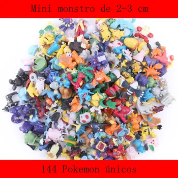 

2.5cm-3cm pokemons figures 144 Pikachu 144pcs different styles new dolls action figure toys for carta collectible dolls