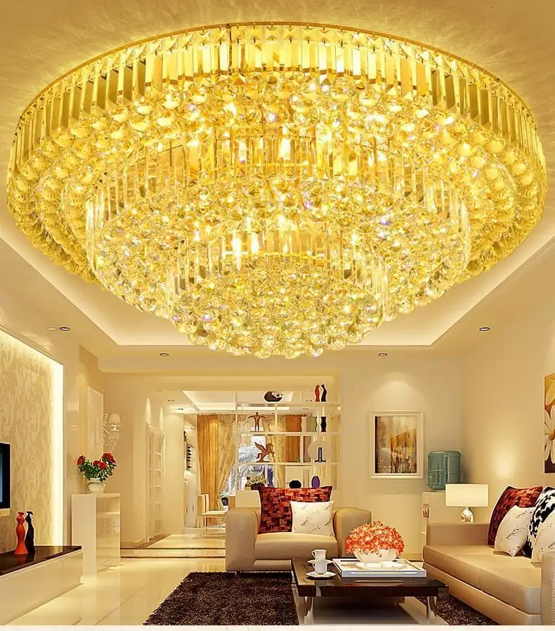 Sufitowa плафон Lampara Techo Винтаж лампа для гостиная кристалл светодиодный Plafonnier Plafondlamp Luminaria де Teto потолочный светильник