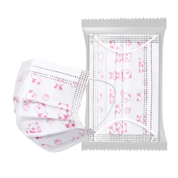 

Disposable Mask For Face Kids Print Face Cover Mouth Muffle Mascara Facial Skin Care Children Face Mouth Mask Masques Enfant