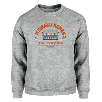 

Naruto Ichiraku Ramen Sweatshirts Men Harajuku Japanese Anime Crewneck Hoodie 2019 Winter Autumn Streetwear Harajuku Sportswear