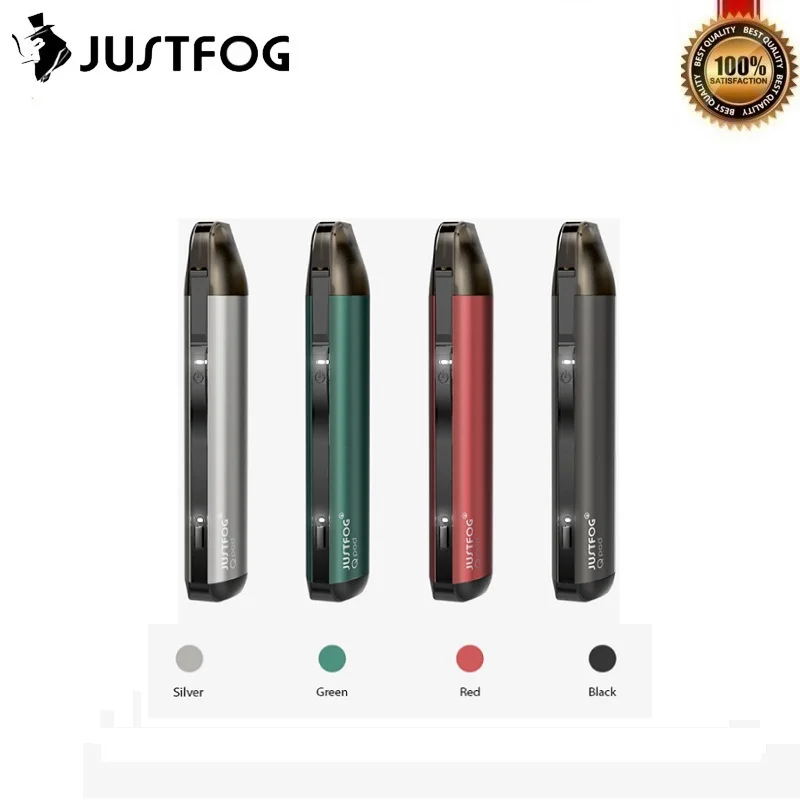 Оригинальный комплект JUSTFOG QPOD 900 мАч аккумулятор с 1 9 мл Pod & Ом OCC Нижняя катушка