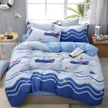

Bedding Set 3/4pcs Bedclothes Family Set Duvet Cover Bed Flat Sheet Pillow Case Bed Sets Twin Full Queen King Double Size