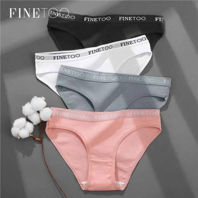 3 Pcs/lot Women's Underpants Soft Cotton Panties Girls Solid Briefs M-XXL  Striped Panty Sexy Lingerie Female Underwear Panties