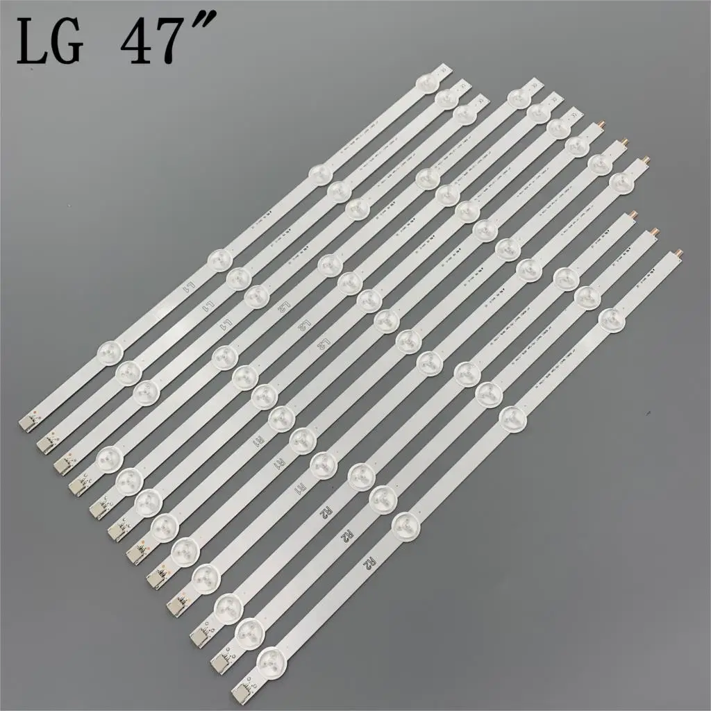 12 шт. в упаковке для LG 47LE5500 47E5ERS светодиодный полоски 6916L-1174A (R1) 6916L-1175A (R2) 6916L-1176A (L1)