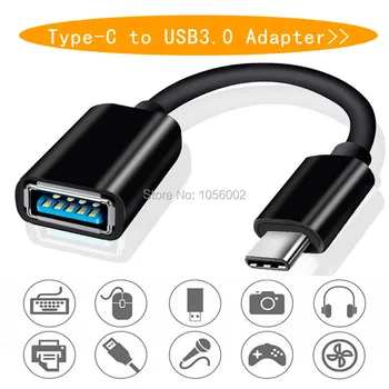 

Type C USB 3.1 Male To OTG Type-A Female Adapter OTG Cable Cord for LeTV Huawei Samsung