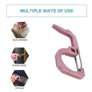 

Mini Non-Contact Door Opener Keychain Handheld Avoid Contacting Press Button L4MF