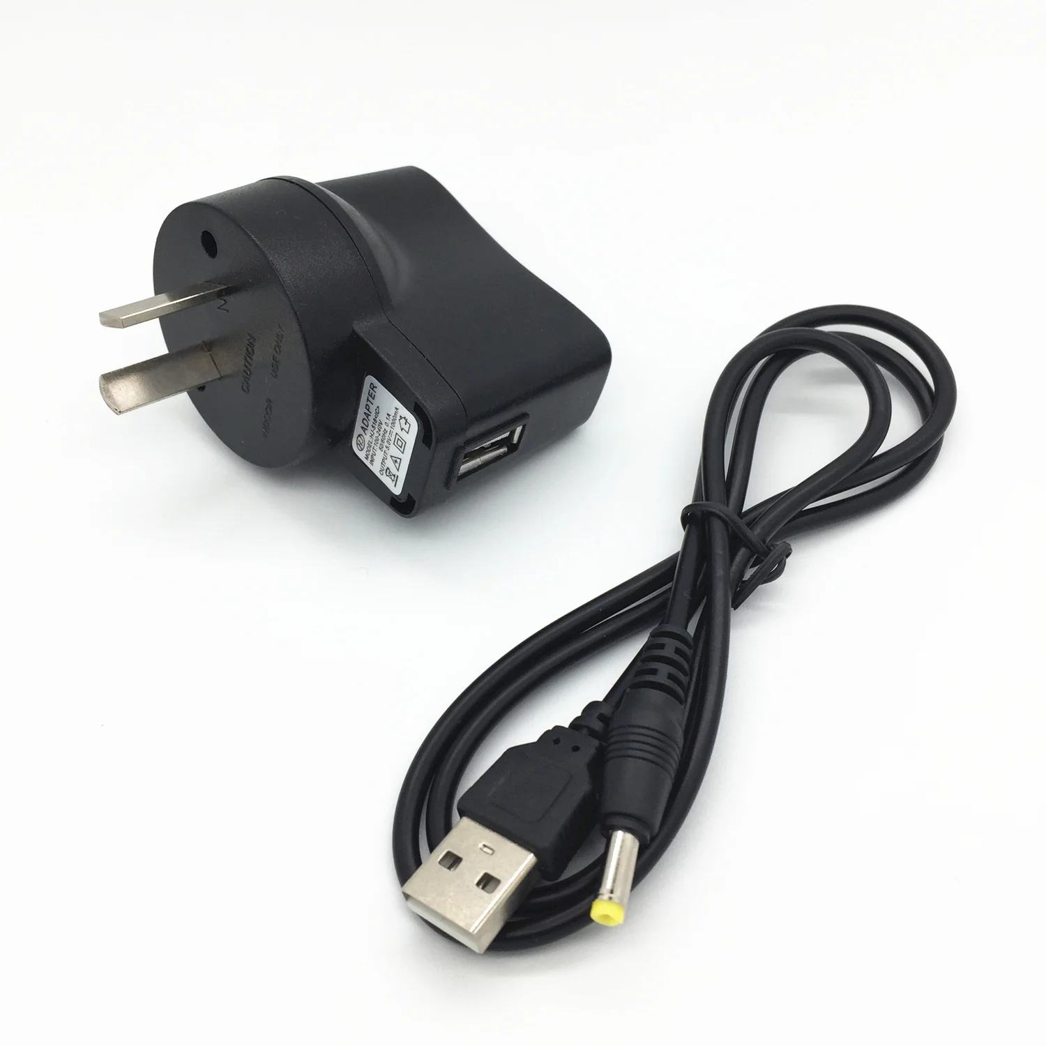 Зарядное устройство с вилкой Eu Us Au + 5 В USB в DC 4 0x1 7 мм кабель для зарядки и Sony PSP3000